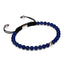Lapis | Rose Gold Vermeil | Focus Gemstone Macrame Bracelet