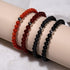 Onyx | .925 Sterling Silver | Focus Gemstone Macrame Bracelet