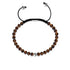 Tigers Eye | .925 Sterling Silver | Focus Gemstone Macrame Bracelet