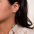 Turquoise | .925 Sterling Silver | Chain Drop Threader Gemstone Earrings