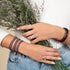 Amethyst | .925 Sterling Silver | Healing Gemstone Bead Bracelet