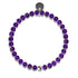 Amethyst | .925 Sterling Silver | Healing Gemstone Bead Bracelet