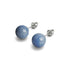Blue Aventurine | .925 Sterling Silver | Gemstone Stud Earrings
