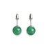 Green Jade | .925 Sterling Silver | Gemstone Stud Earrings
