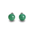Green Jade | .925 Sterling Silver | Gemstone Stud Earrings