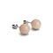 Pink Aventurine | .925 Sterling Silver | Gemstone Stud Earrings