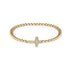 Blessed | Gold Vermeil | CZ Diamond Cross Bracelet