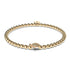 Tortuga | .925 Sterling Gold Vermeil | CZ Diamond Sea Turtle Bracelet