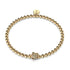 Tortuga | .925 Sterling Gold Vermeil | CZ Diamond Sea Turtle Bracelet