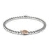 Tortuga | .925 Sterling Silver White & Rose Gold Vermeil | CZ Diamond Sea Turtle Bracelet