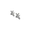 Blessed | .925 Sterling Silver | CZ Diamond Cross Earrings