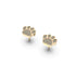 Paw | Gold Vermeil | CZ Diamond Pup Print Earrings