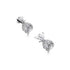 Pina Colada | White Gold Vermeil | CZ Diamond Pineapple Earrings