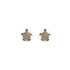 Tortuga | Gold Vermeil | CZ Diamond Sea Turtle Earrings