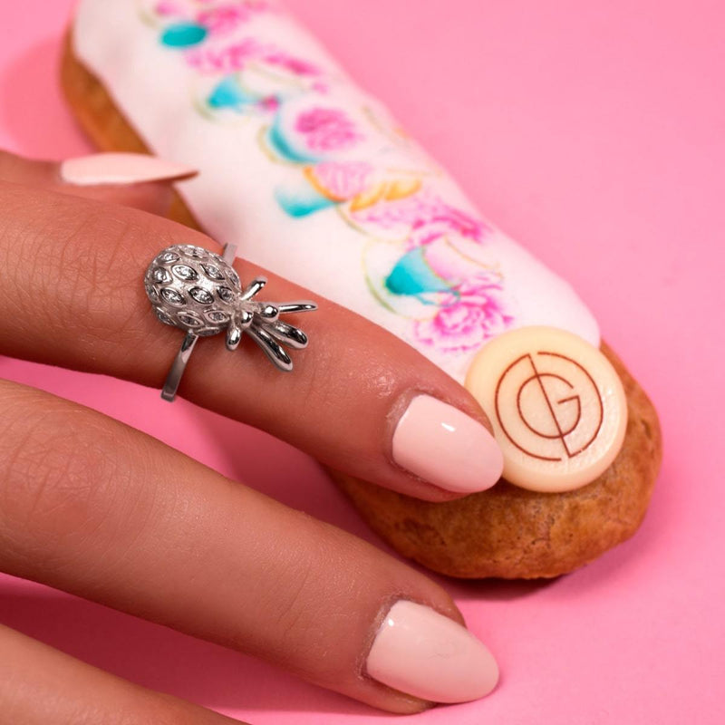 Pina Colada | .925 Sterling Silver | CZ Diamond Pineapple Ring