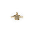 Tortuga | Gold Vermeil | CZ Diamond Sea Turtle Ring