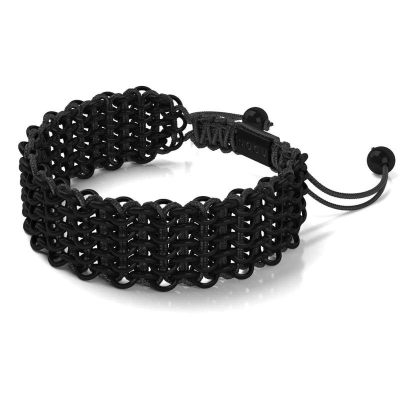 Mountain Gorilla Links | Deluxe Kismet Bracelet | Black x Gunmetal
