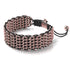 Tiger Links | Deluxe Kismet Bracelet | Black x Rose Gold