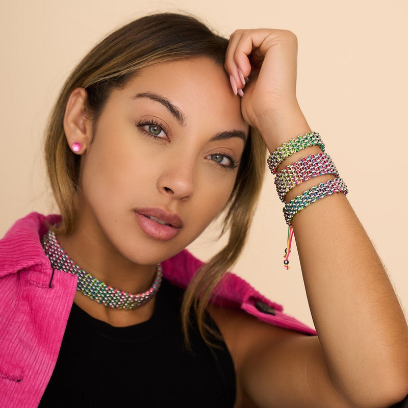 Macaw Links | Original Kismet Bracelet | Spectrum x Silver