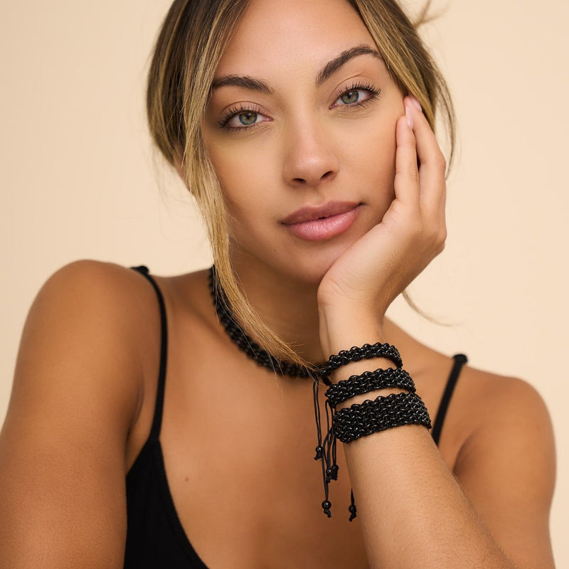 Mountain Gorilla Links | Original Kismet Bracelet | Black x Gunmetal