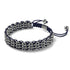 Sumatran Elephant Links | Original Kismet Bracelet | Blue x Silver