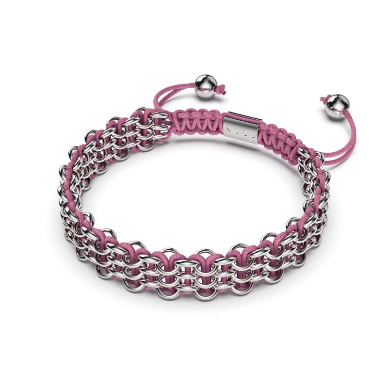 Supreme Kismet Links Bracelet | Silver | Pink