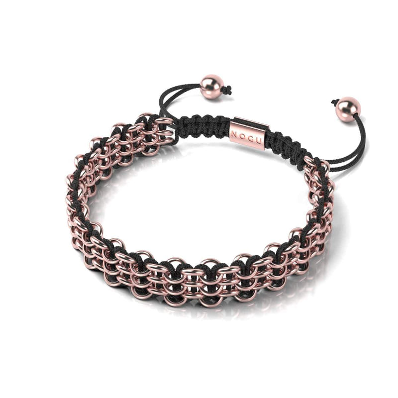 Tiger Links | Original Kismet Bracelet | Black x Rose Gold