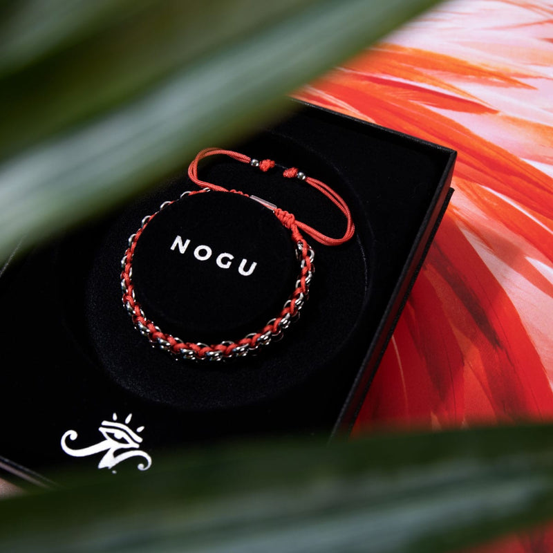 Flamingo Links | Mini Kismet Bracelet | Pink x Silver