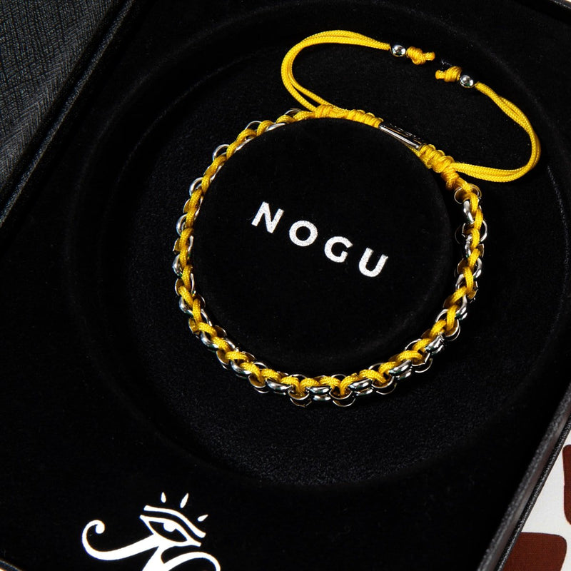 Kangaroo Links | Mini Kismet Bracelet | Yellow x Silver