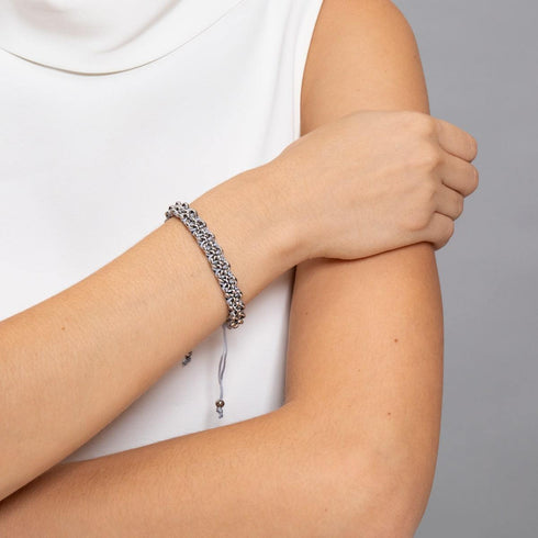 Koala Links | Mini Kismet Bracelet | Grey x Silver