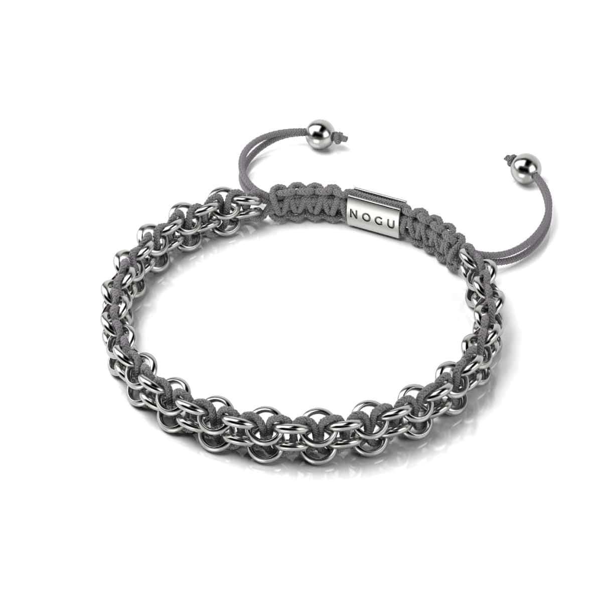 Koala Links | Mini Kismet Bracelet | Grey x Silver