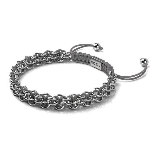 Koala Links | Mini Kismet Bracelet | Grey x Silver