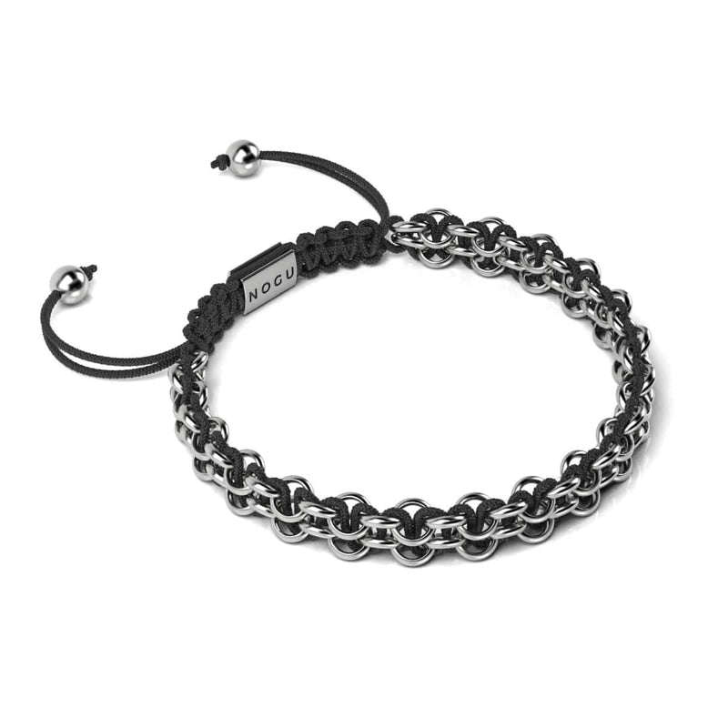 Panda Links | Mini Kismet Bracelet | Black x Silver
