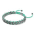 Peacock Links | Mini Kismet Bracelet | Teal x Silver