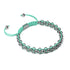 Peacock Links | Mini Kismet Bracelet | Teal x Silver