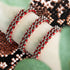Red Panda Links | Mini Kismet Bracelet | Red x Silver