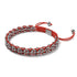 Red Panda Links | Mini Kismet Bracelet | Red x Silver