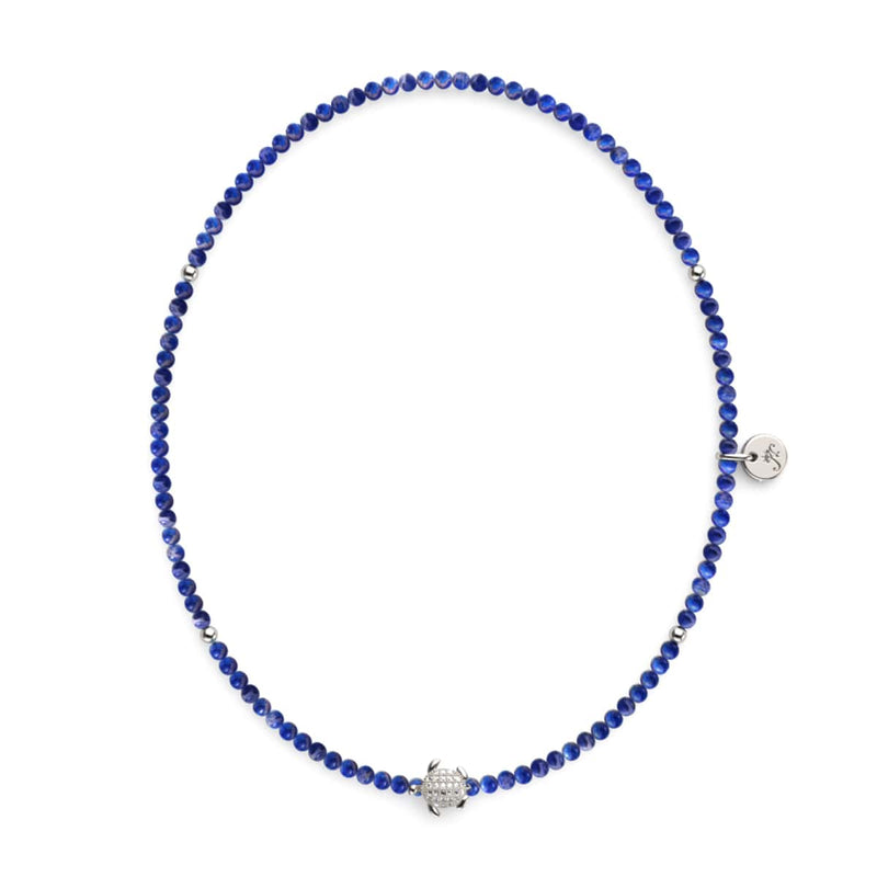 Lapis | Silver | Tortuga Gemstone Wrap