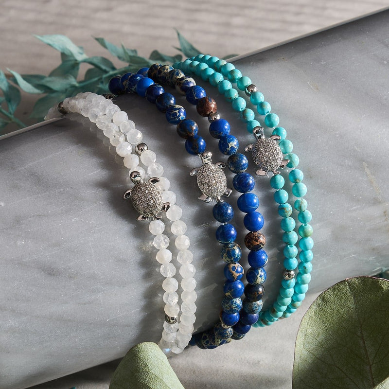 Moonstone | Silver | Tortuga Gemstone Wrap