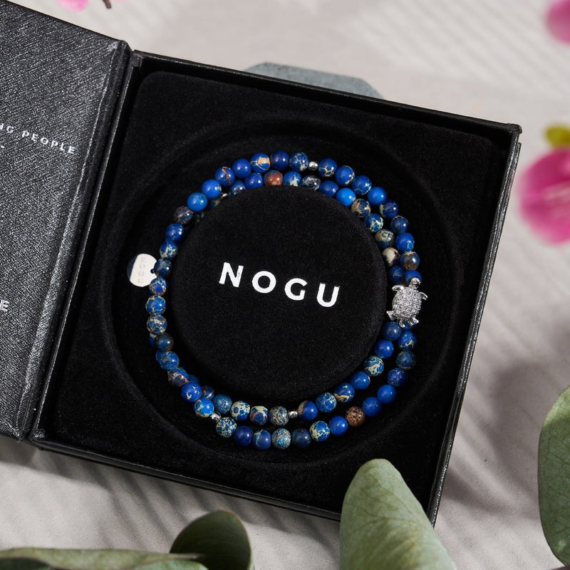 Sea Stone | Silver | Tortuga Gemstone Wrap