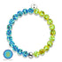Starry Night | Ukrainian Aid | Firefly Glass Bracelet