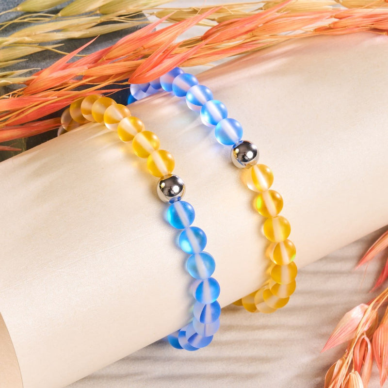 Starry Night | Ukrainian Aid | Mermaid Glass Bead Bracelet