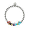 Array Multistone | Silver | Uncut Gemstone Bracelet