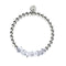 Herkimer Quartz | Silver | Uncut Gemstone Bracelet