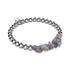 Labradorite | Silver | Uncut Gemstone Bracelet