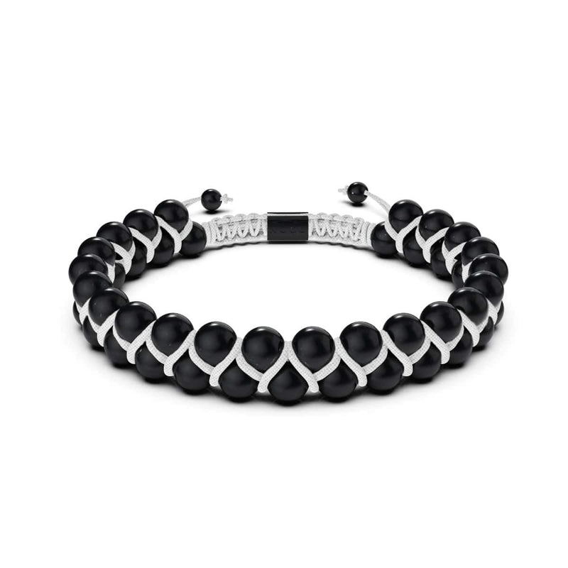 Gunmetal | White | Vitality Bracelet
