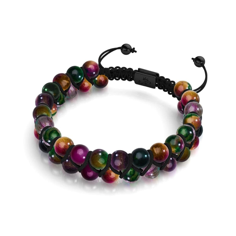 Pink x Green Tiger's Eye | Vitality Bracelet