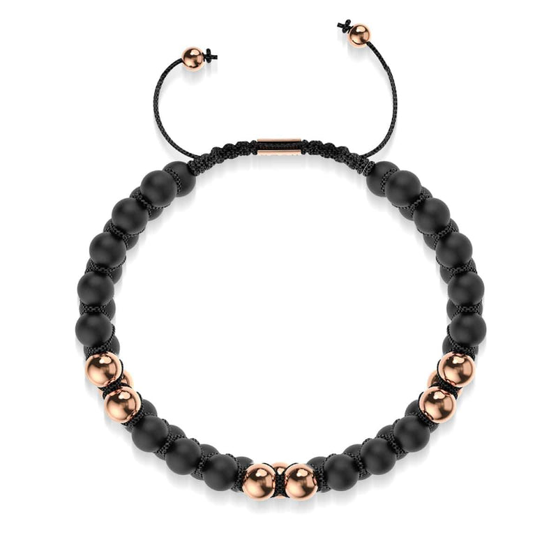 Rose Gold | Matte Onyx | Vitality Bracelet