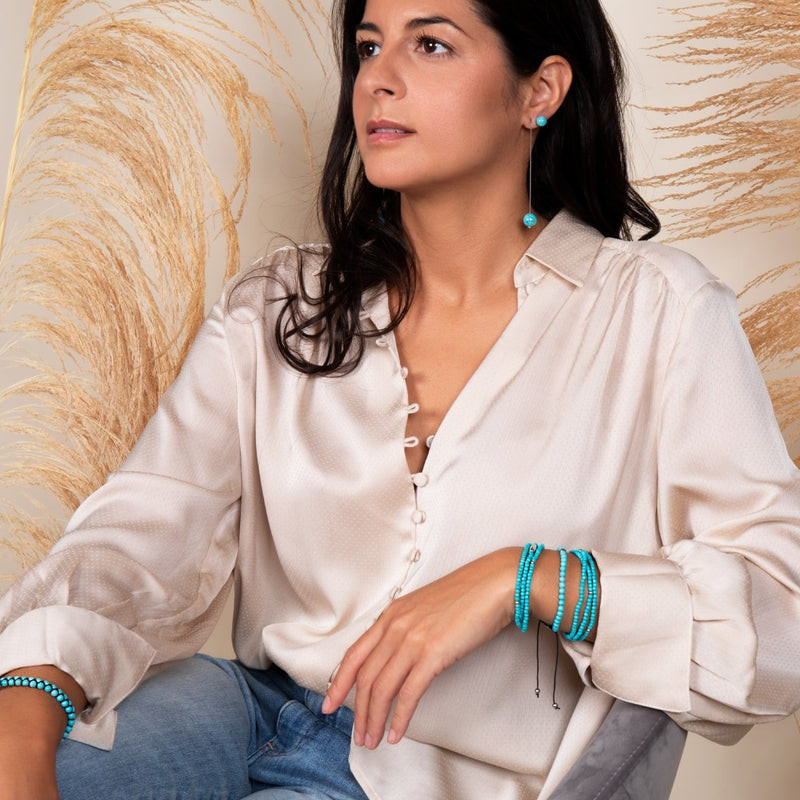 Turquoise | .925 Sterling Silver | Vitality Bracelet