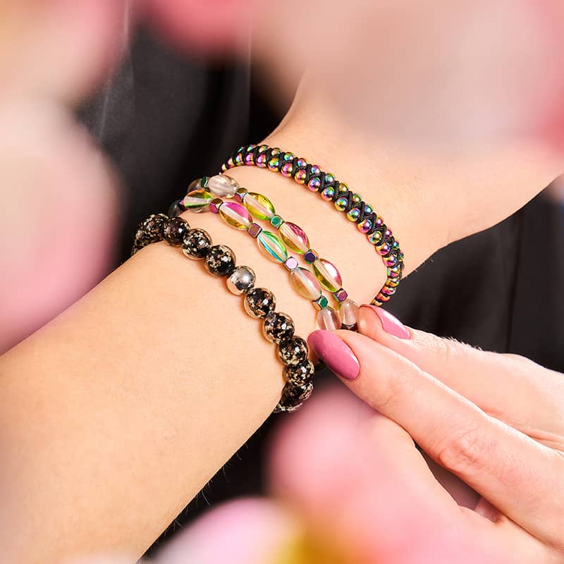 Unicorn Silver | Black | Mini Vitality Bracelet